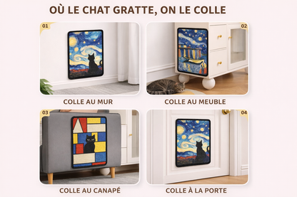 Griffoir mural pour chat