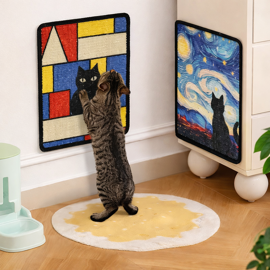 Griffoir mural pour chat