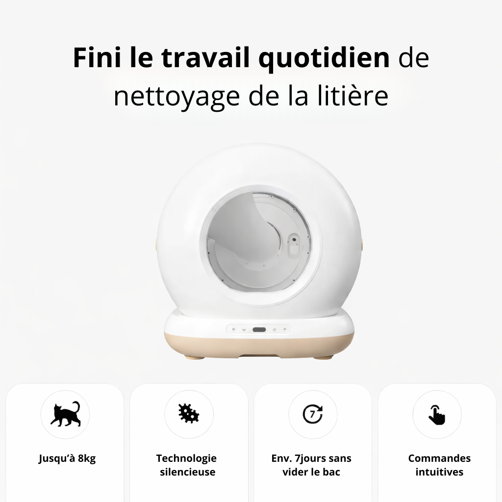Clean Paw - Litière automatique pour chat