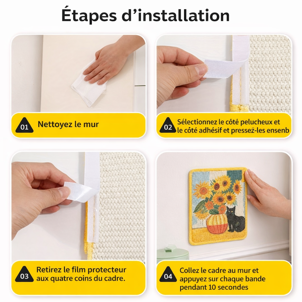 Griffoir mural pour chat