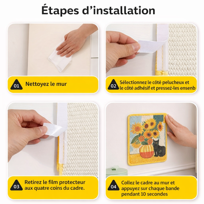 Griffoir mural pour chat