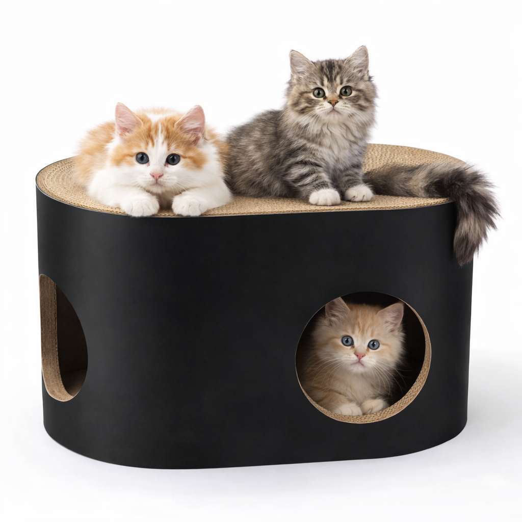 Cat Lodge - Grotte pour chat avec griffoir